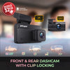 GekoGear Orbit D220 2K Quad HD AI Front and Rear Dash Cam