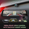 GekoGear Orbit D400 4K Rearview Mirror Dash Cam with 1080P Backup Cam