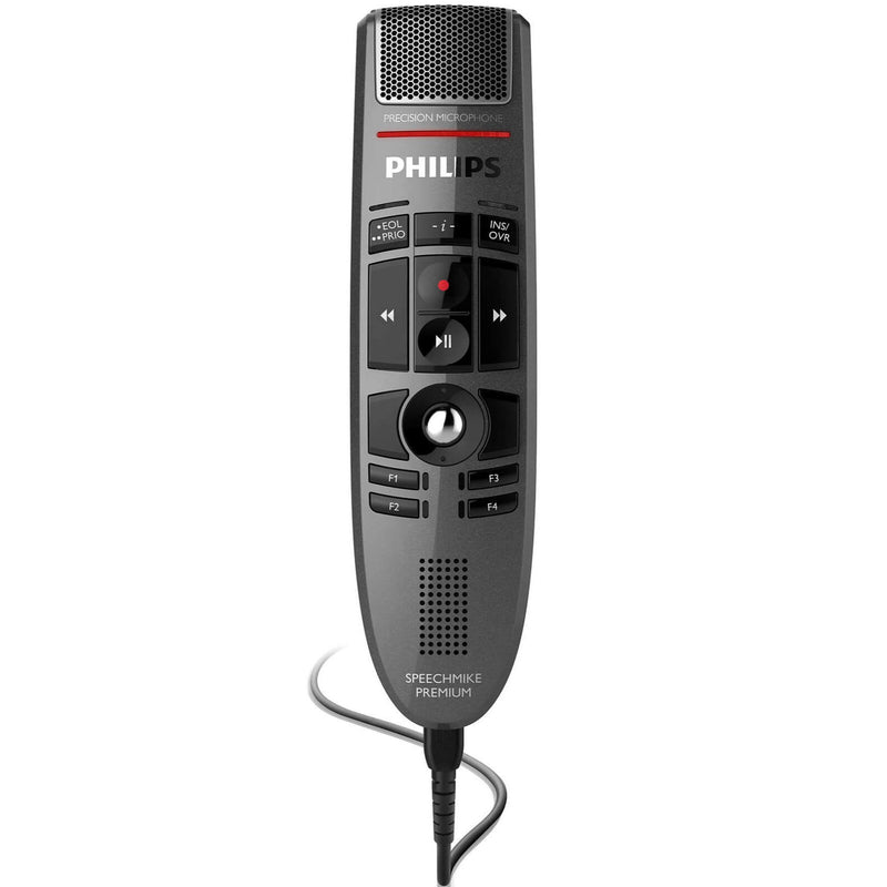 Microphone de dictée Philips SpeechMike Premium USB (bouton-poussoir)