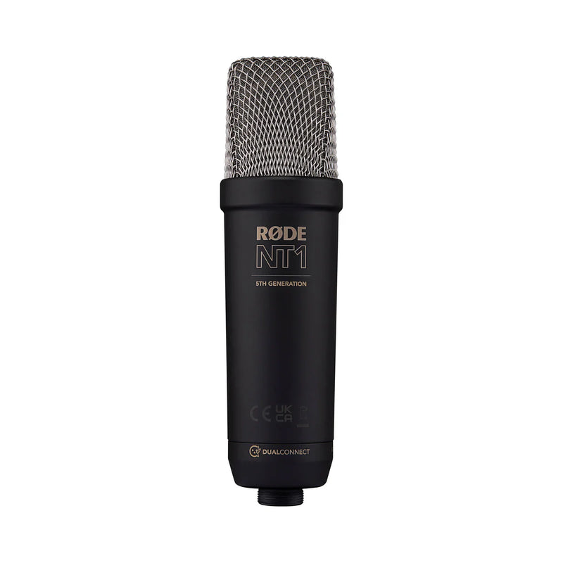 RODE NT1 5th Generation Large-Diaphragm Cardioid Condenser XLR/USB Microphone (Black) (OPEN BOX)