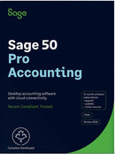 Sage 50 Pro Accounting 2026 (1 User - 1 Year Subscription) Bilingual - Download