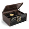 Victrola Empire 6-in-1 Bluetooth Record Player with 3-Speed Turntable (Espresso)