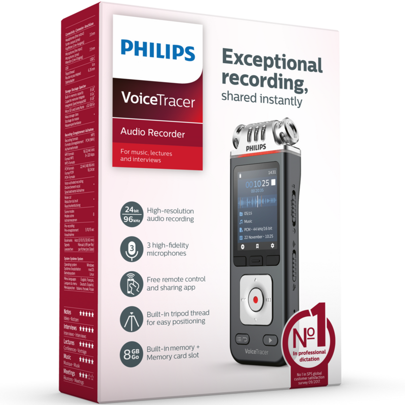 Enregistreur audio Philips DVT6110 VoiceTracer