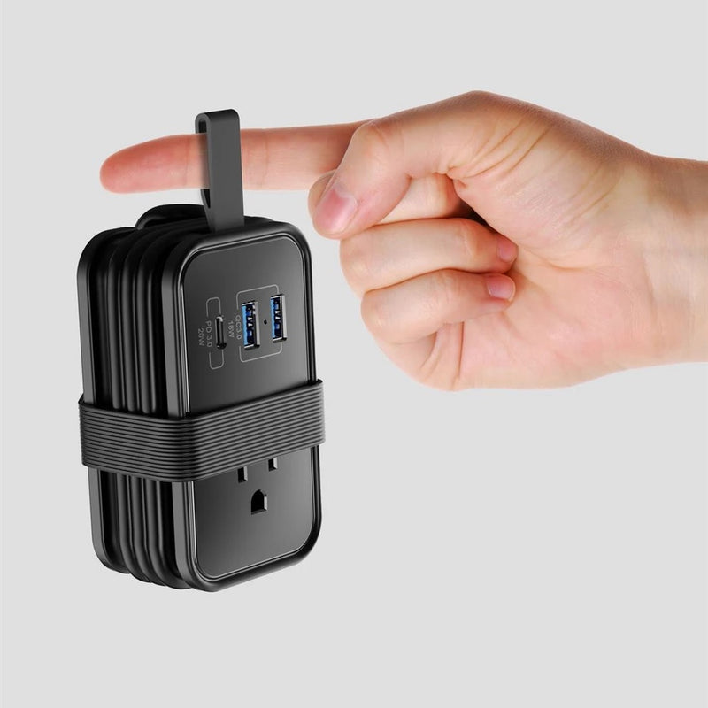 Uncaged Ergonomics Travel Charger (Black)