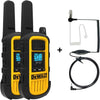 DeWalt DXFRS800 Rechargeable Two-Way Radio and Headset Bundle - 2 Pack