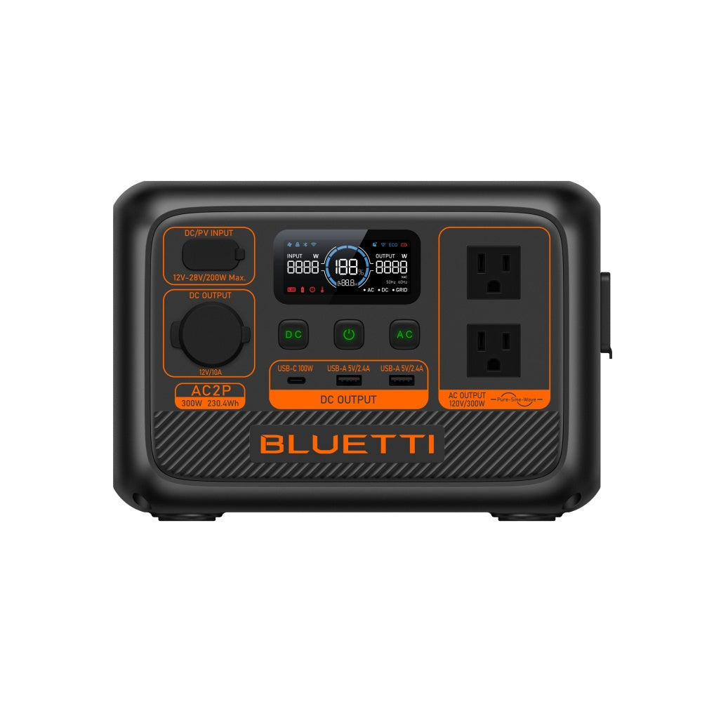 Bluetti AC2P 300W 230.4Wh Portable Power Station