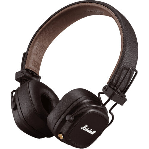 Marshall Major 4 Wireless On-Ear Headphones (Brown)