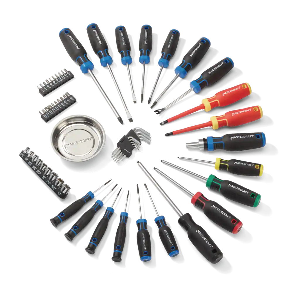 Mastercraft 60-pc Screwdriver Set