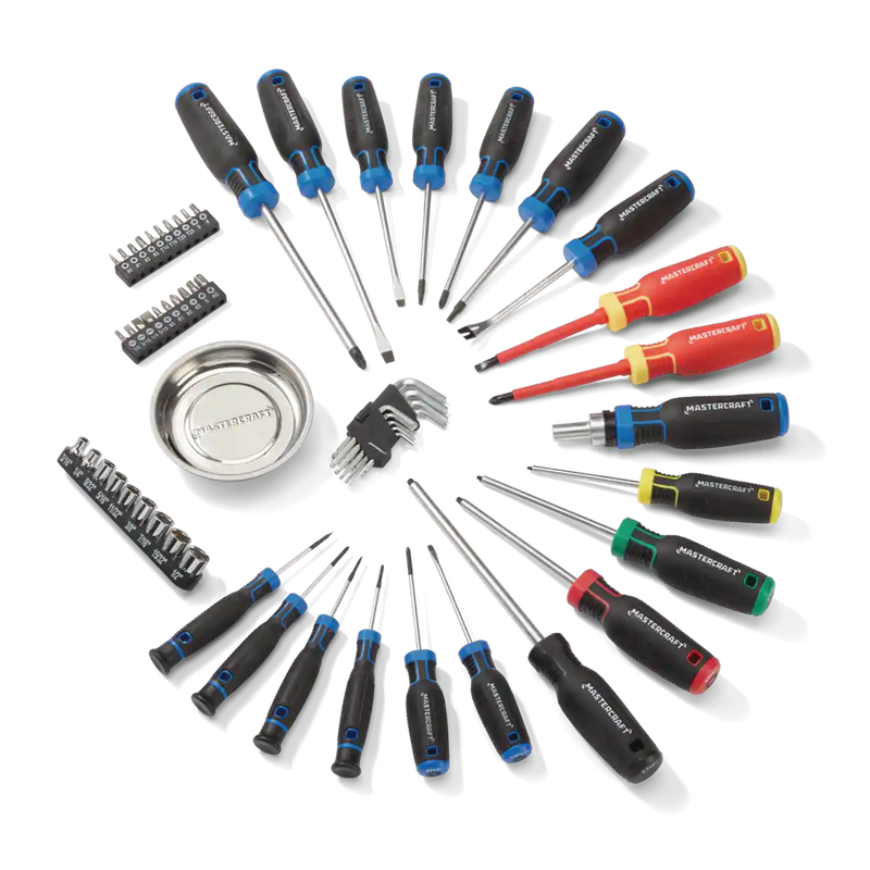 Mastercraft 60-pc Screwdriver Set