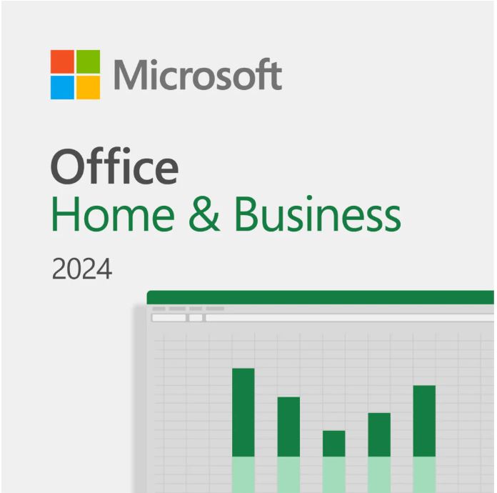 Microsoft Office 2024 Home and Business for 1 PC/Mac Key Card Box