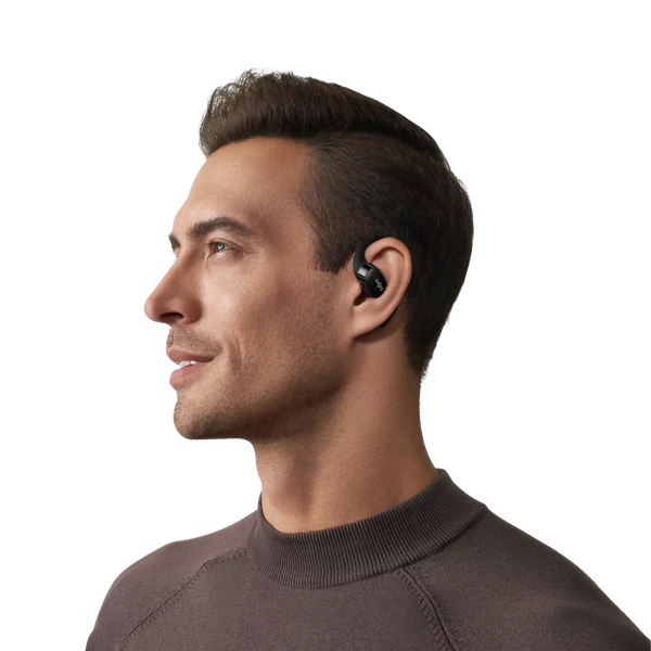Shokz OpenFit Open-Ear Bluetooth Earbuds (Black)