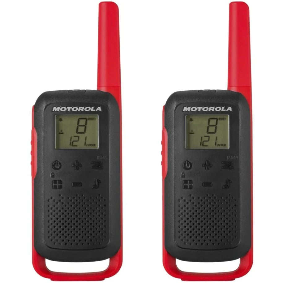 Radios bidirectionnelles Motorola T210 Talkabout 20 miles - Paquet de 2