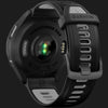 GARMIN Forerunner 965 – Smartwatch - Carbon Gray DLC Titanium Bezel with Black Case and Black/Powder Gray Silicone Band