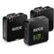Rode Microphones Wireless GO (Gen 3) 2-Person Compact Digital Wireless Microphone System/Recorder (2.4 GHz, Black)