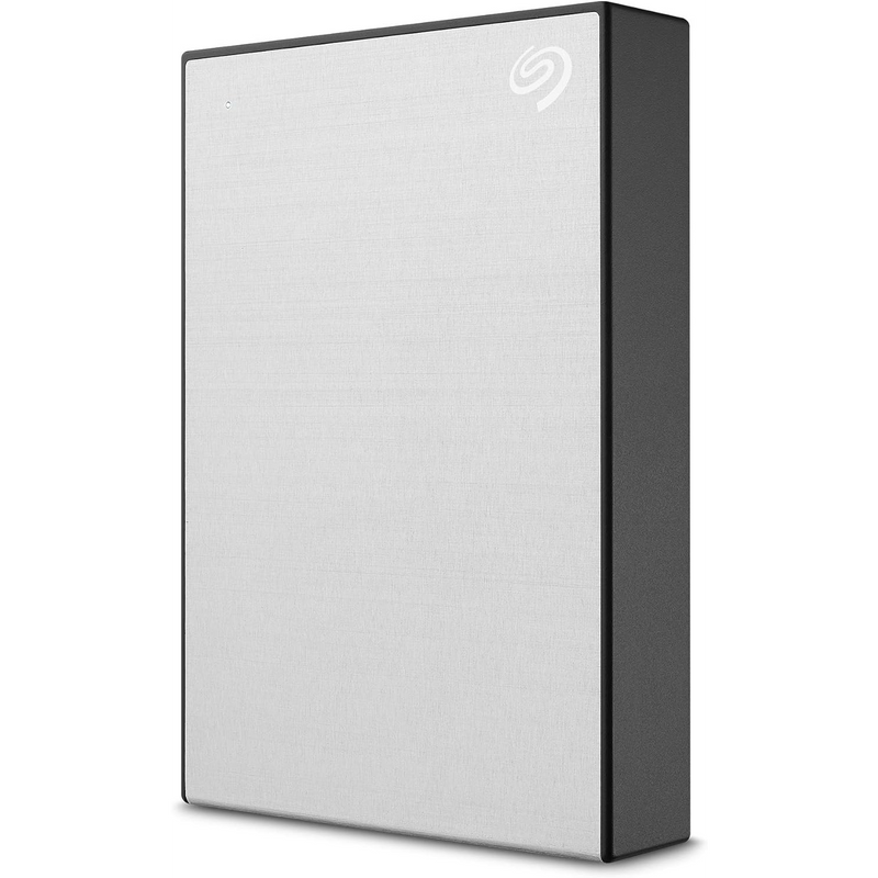 Seagate One Touch 4TB USB 3.2 Gen 1 Portable External Hard Drive (Silver)