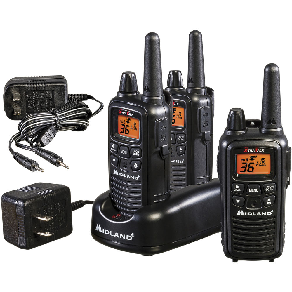 Midland LXT633VP3 30-Miles Two-Way Radios – Pack