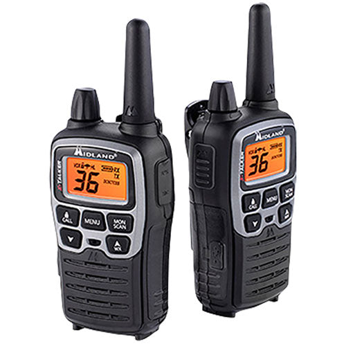 Midland X Talker T77VP5 38-Miles Two-Way Radios With Headset - 2 Pack