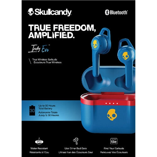 Skullcandy Indy Evo True Wireless Earbuds (Blue)