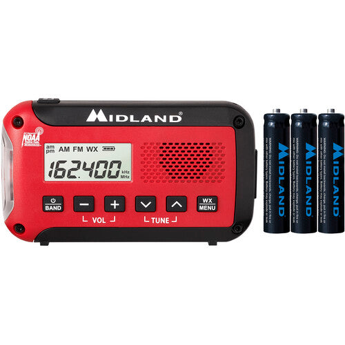 Midland ER10VP Emergency Weather Alert Radio with Flashlight