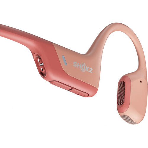 Casque Bluetooth Shokz OpenRun Pro avec une conduction osseuse de micro annulation du bruit (rose)