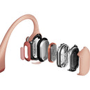 Shokz OpenRun PRO Bluetooth Headset with Noise Cancelling Mic Premium Bone Conduction (Pink)