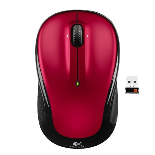 Logitech M325 Wireless Mouse (Metallic Red)