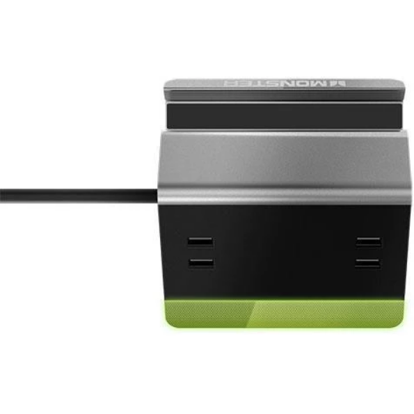 Monster Power Rapid Charging Station with 4 USB Ports