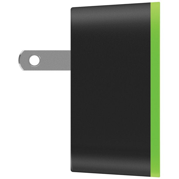 Belkin 2.1 Amp/10 Watt Lightning USB Port-2 Home and Travel Wall Charger (Black)