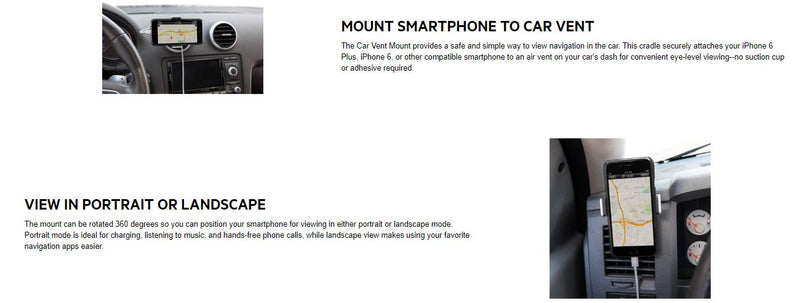 Belkin Car Vent Mount for Smartphones