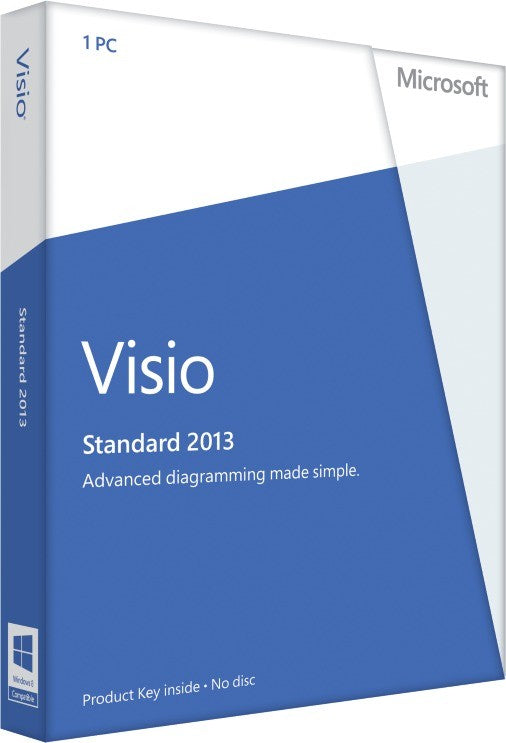 Microsoft Visio 2013 Standard - Key Card Box