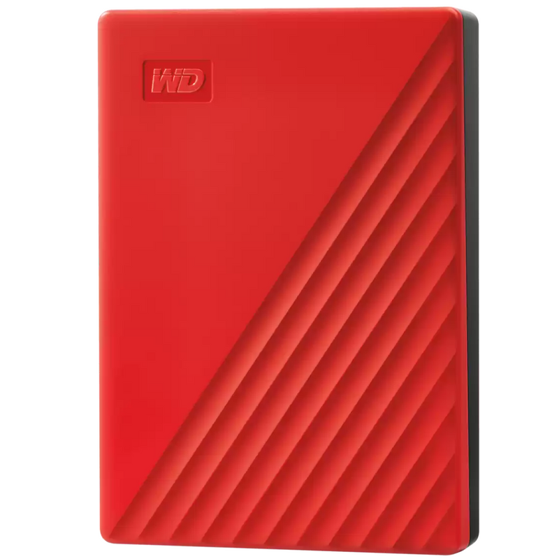 Western Digital My Passport 4TB USB 3.0 Portable External Hard Drive (Red)