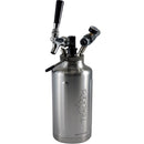 TrailKeg Half Gallon 64oz Vacuum Insulated Growler Package (Stainless Steel)
