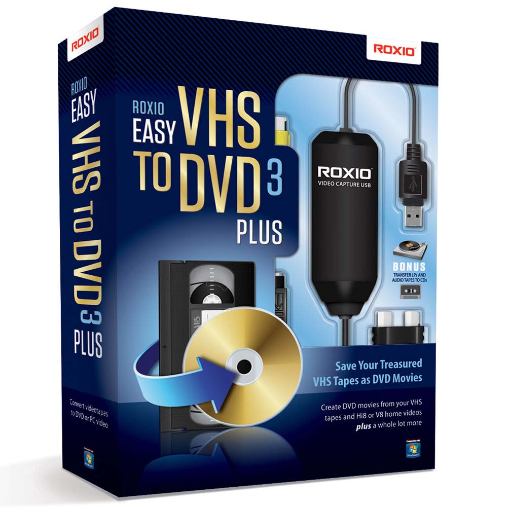 Roxio Easy VHS to DVD 3.0 Plus - Retail Box