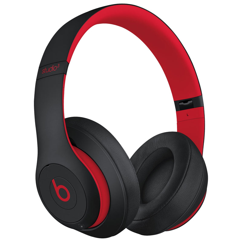 Beats by Dre Beats Studio3 Wireless Over-Ear Headphones (Defiant Black-Red)