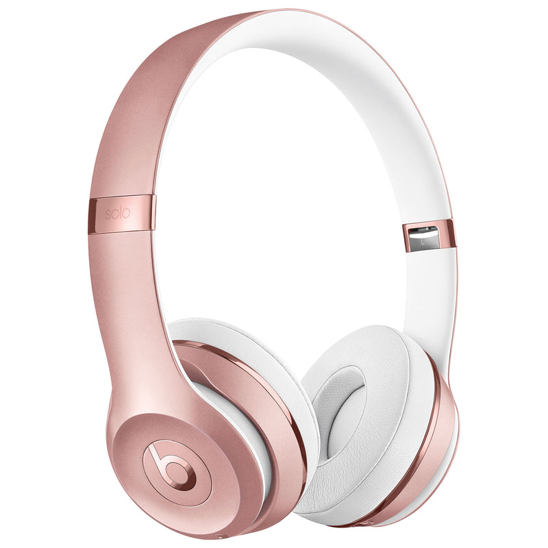 Beats by Dre Solo3 Wireless On-Ear Headphones (Rose Gold)