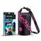 Seawag Waterproof Bag 15L (Black/Pink)
