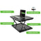 Uncaged Ergonomics ChangeDesk MINI Sit to Stand Desk Riser pour ordinateurs portables