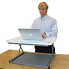 Uncaged Ergonomics ChangeDesk MINI Sit to Stand Desk Riser for Laptops (White)