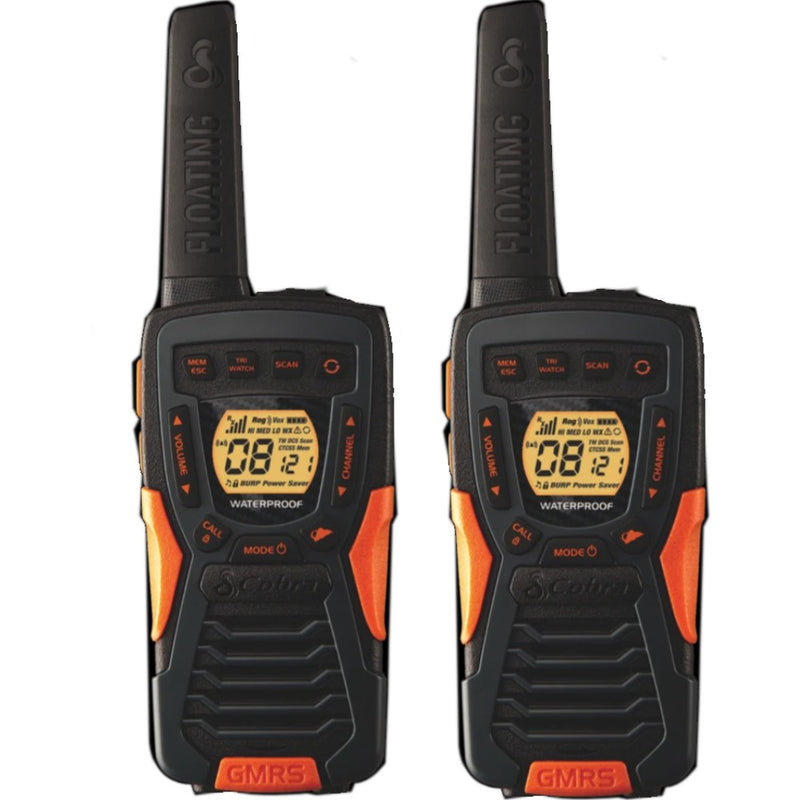 Cobra ACXT1035R-FLT 37 Mile Two Way Radios 2 Pack