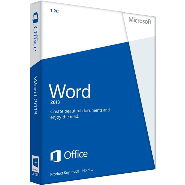 Microsoft Word 2013 - Boîte de carte-clé