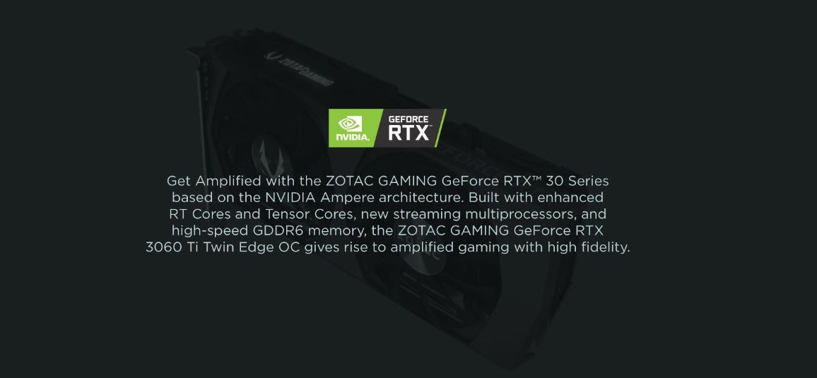 Zotac GeForce RTX 3060 Ti Twin Edge OC LHR 8GB GDDR6