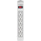 Monster Essentials 600 6-Outlet Surge Protector (White)