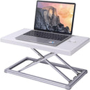 Rocelco PDR Portable Desk Riser (White/Silver)