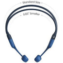 Shokz OpenRun Mini Bluetooth casque avec conduction osseuse de micro (bleu)