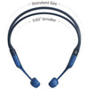 Shokz OpenRun Mini Bluetooth casque avec conduction osseuse de micro (bleu)