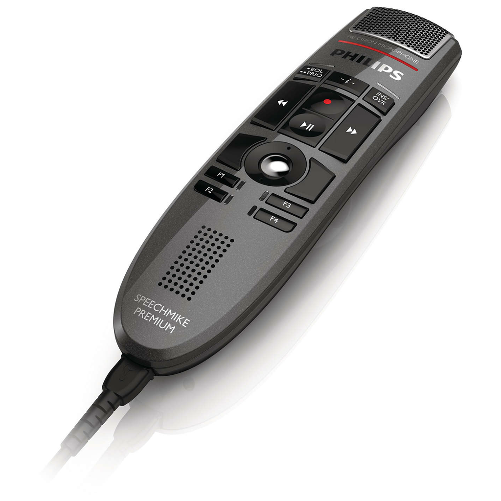 Philips SpeechMike Premium USB Dictation Microphone (Push Button)