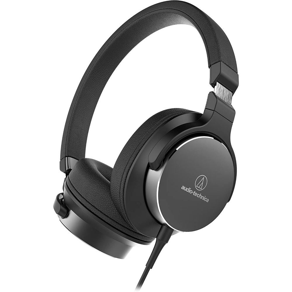 Audio-Technica On-Ear High-Resolution Audio Headphones (Black)