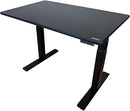 Uncaged Ergonomics Rise Up Electric Adjustable Height Standing Desk (Black MDF Top/ Black Frame)