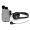 Pocketalker Ultra Amplifier with Over-Ear Headphones & Earbuds (Grey)