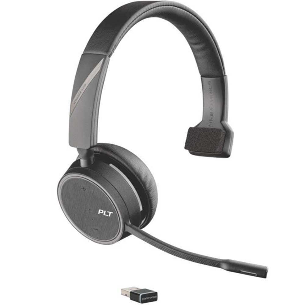Plantronics Voyager 4210 UC Bluetooth MONO Wireless Headset with USB-C Dongle